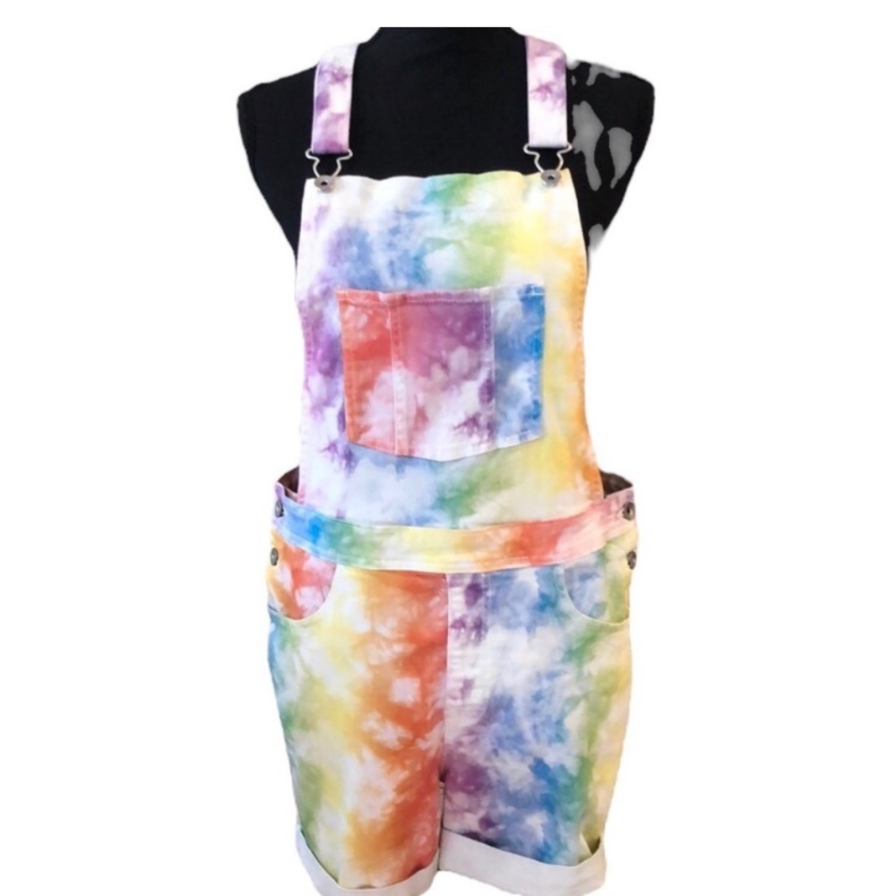Never worn Target Pride tie dye overalls